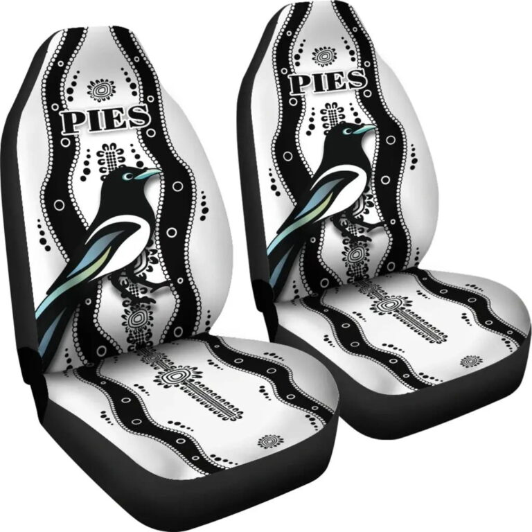 AFL Collingwood Magpies Indigenous Car Seat Covers