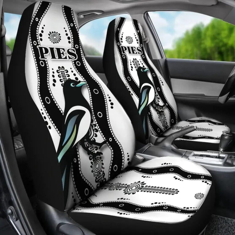 AFL Collingwood Magpies Indigenous Car Seat Covers