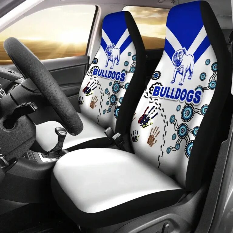 NRL Canterbury Bankstown Bulldogs - Indigenous Car Seat Covers