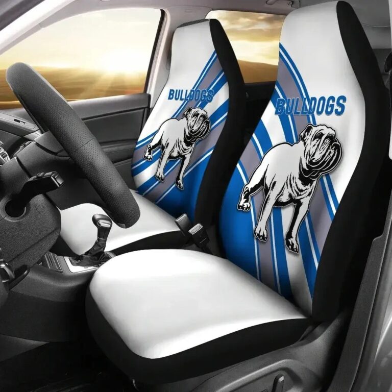 NRL Canterbury Bankstown Bulldogs - Simple Style Car Seat Covers