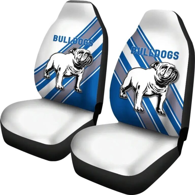 NRL Canterbury Bankstown Bulldogs - Simple Style Car Seat Covers