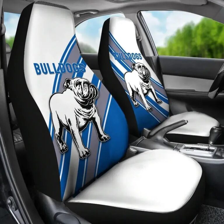 NRL Canterbury Bankstown Bulldogs - Simple Style Car Seat Covers