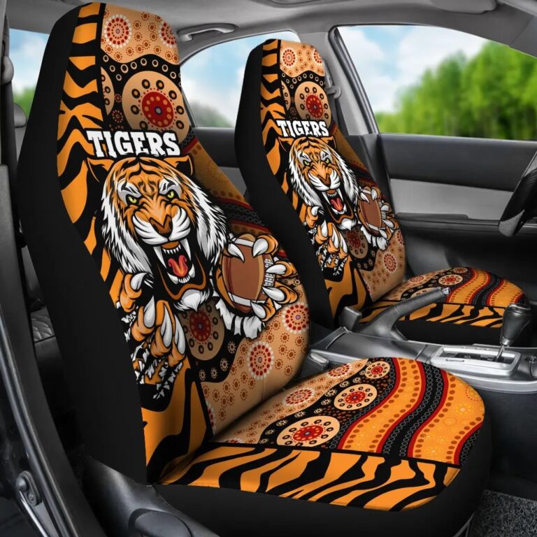 NRL Wests Tigers Skin Style Car Seat Covers