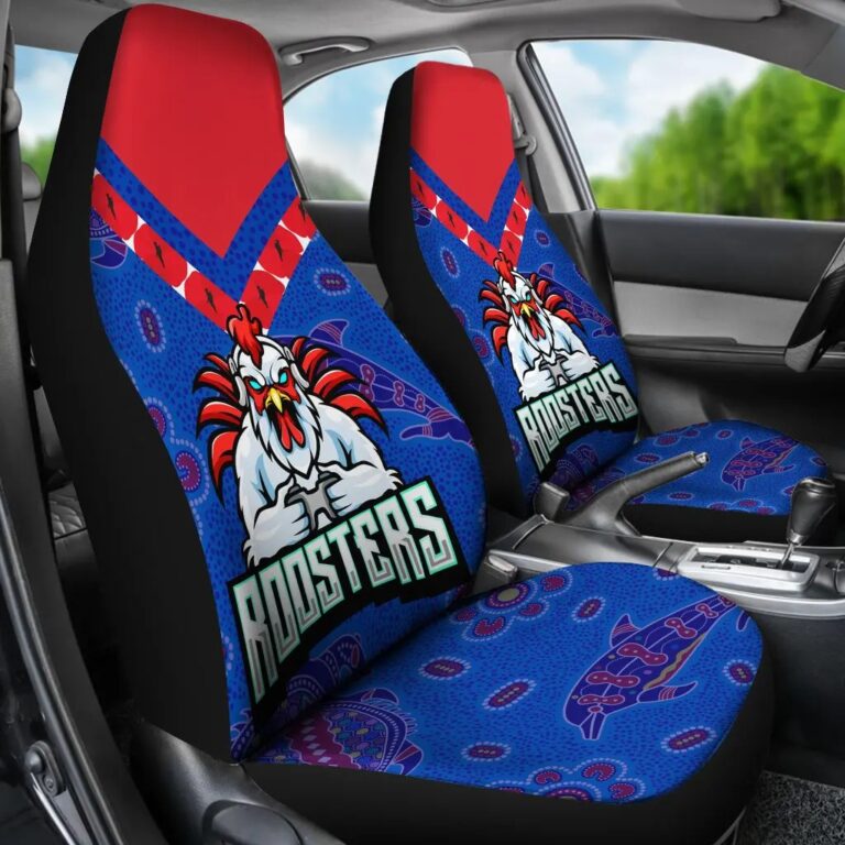 NRL Sydney Roosters Indigenous Anzac Car Seat Covers