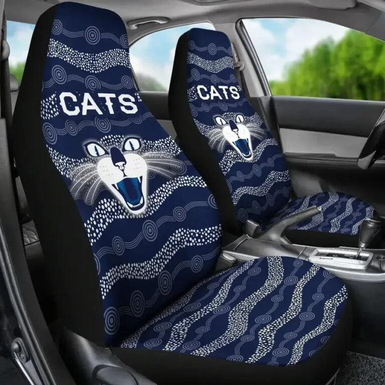 AFL Geelong Cats Indigenous Navy Car Seat Covers