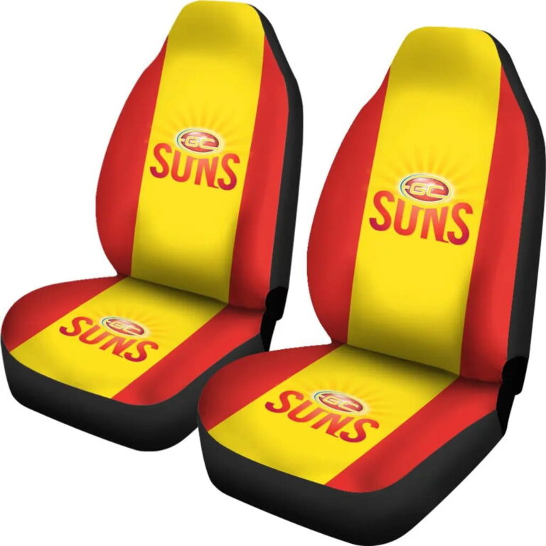 AFL Gold Coast Suns Car Seat Covers