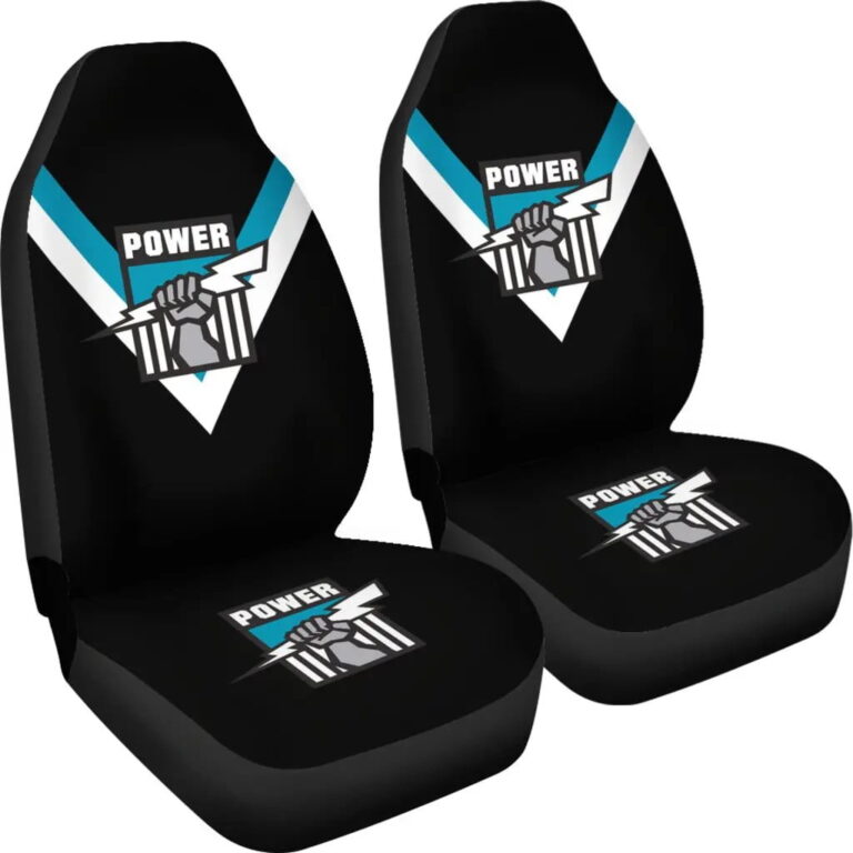 AFL Port Adelaide Power Car Seat Covers