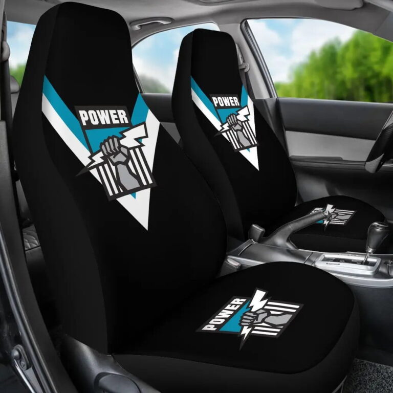 AFL Port Adelaide Power Car Seat Covers
