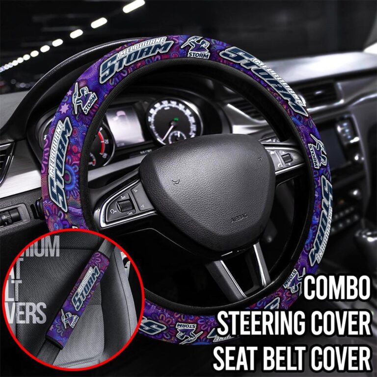NRL Melbourne Storm | Seat Belt | Steering | Car Seat Covers
