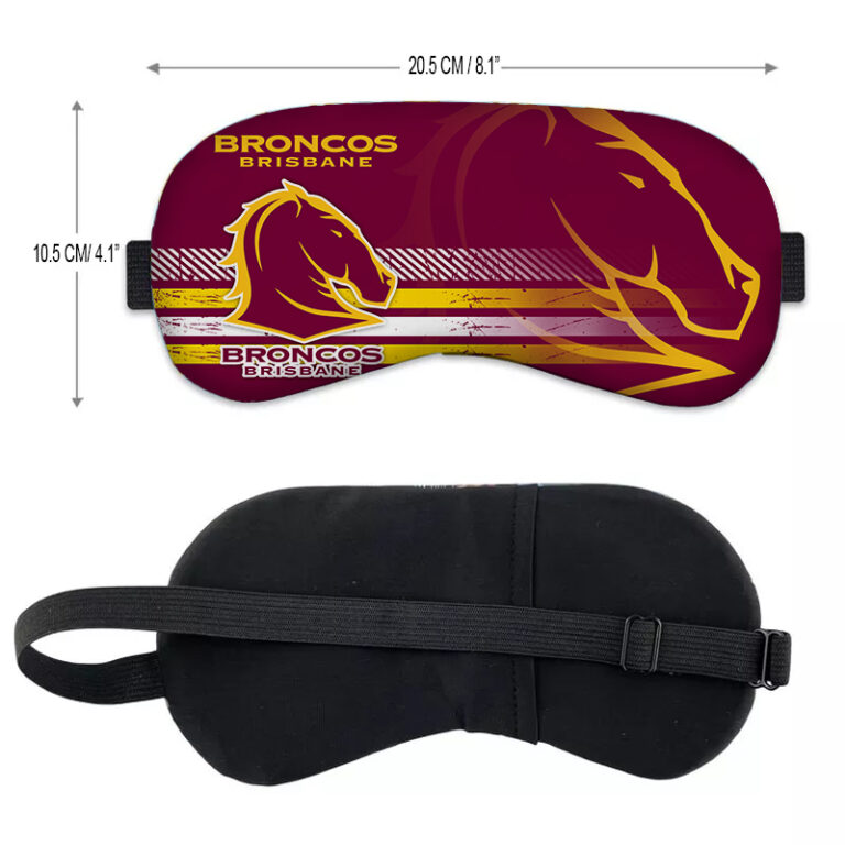 NRL Brisbane Broncos Sleep Mask