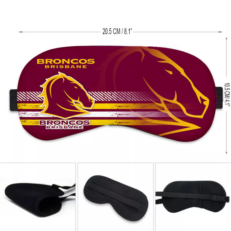 NRL Brisbane Broncos Sleep Mask