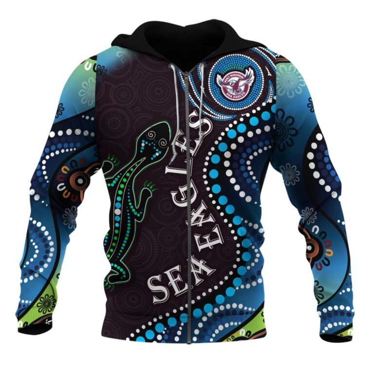 NRL Manly Warringah Sea Eagles 3D Printing | Hoodie/Zip/T-Shirt/Long Sleeve