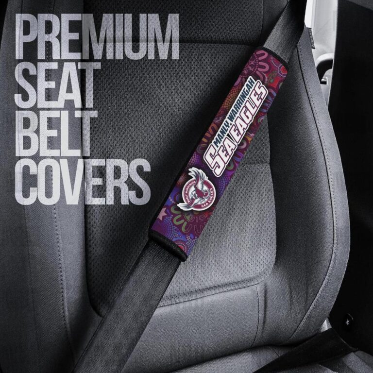NRL Manly Warringah Sea Eagles | Seat Belt | Steering | Car Seat Covers