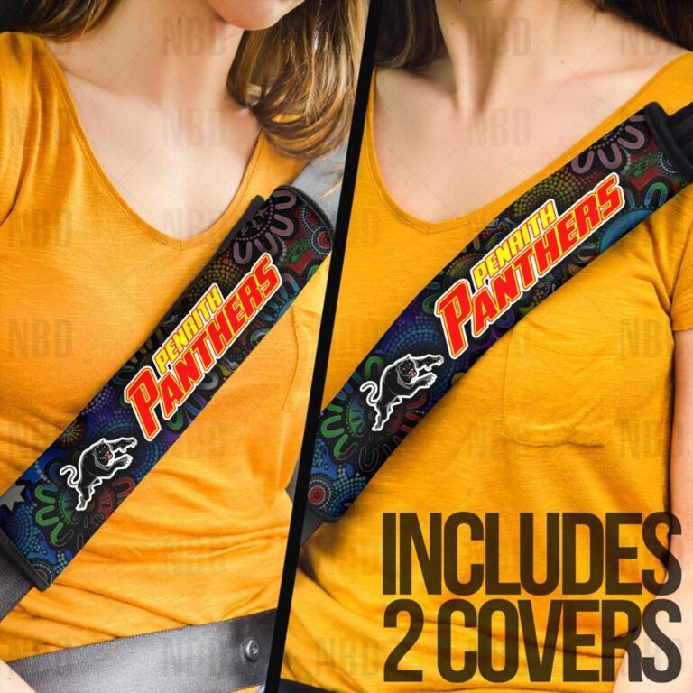 NRL Penrith Panthers | Seat Belt | Steering | Car Seat Covers