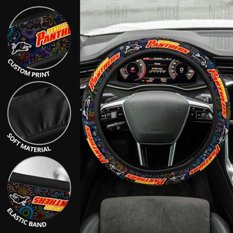 NRL Penrith Panthers | Seat Belt | Steering | Car Seat Covers