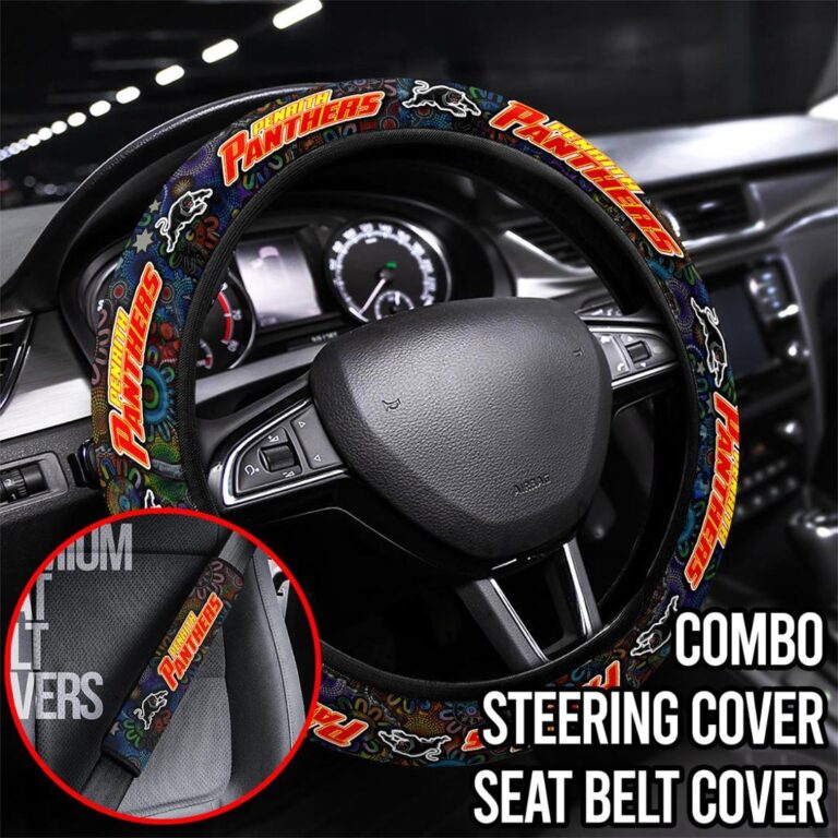 NRL Penrith Panthers | Seat Belt | Steering | Car Seat Covers