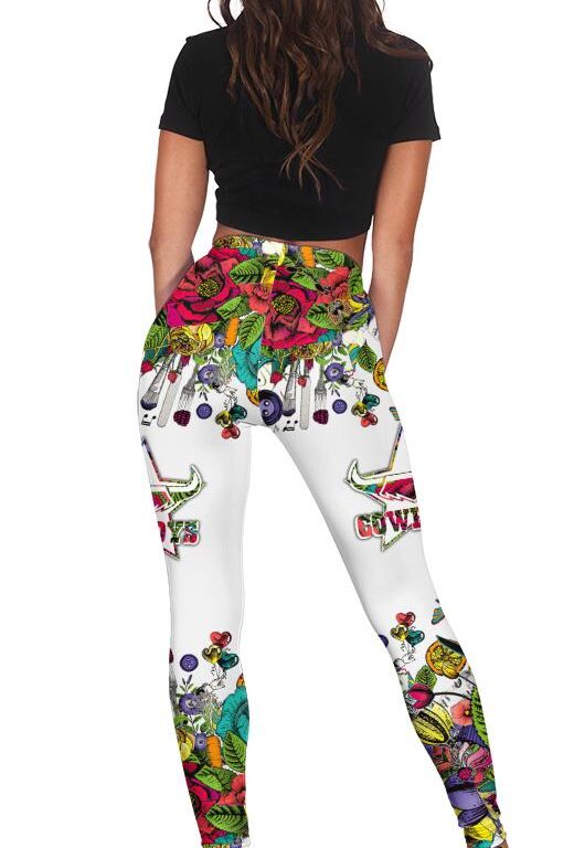 NRL North Queensland Cowboys | Women's Criss Cross Tanktop/Hollow Tank Top/Legging