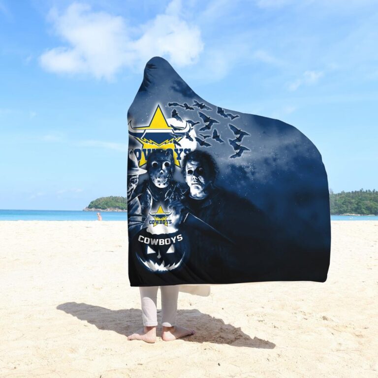 NRL North Queensland Cowboys Halloween Hooded Blanket