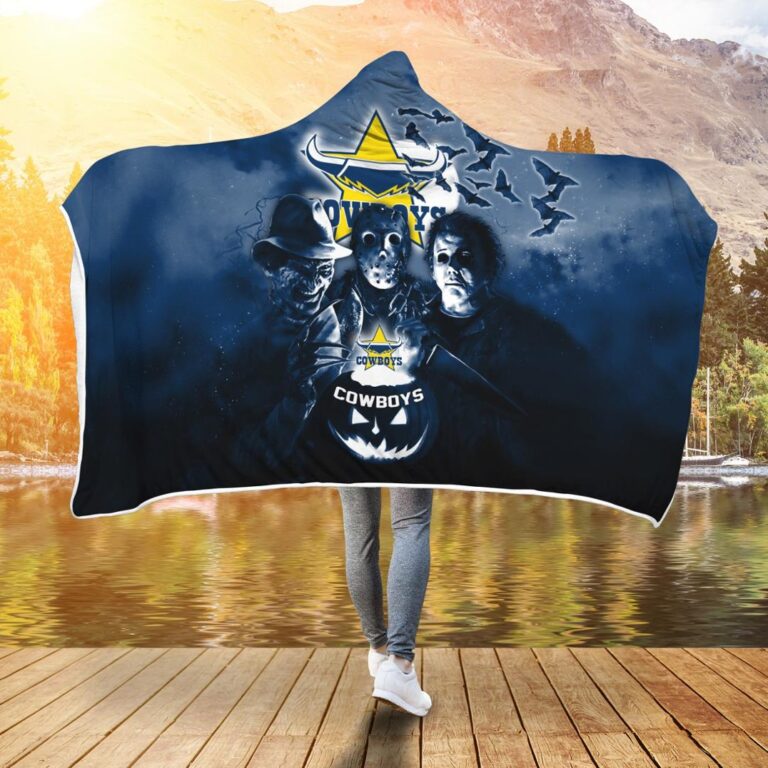 NRL North Queensland Cowboys Halloween Hooded Blanket
