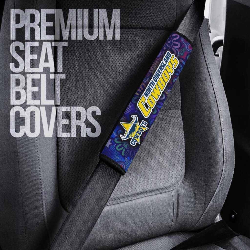 NRL North Queensland Cowboys | Seat Belt | Steering | Car Seat Covers