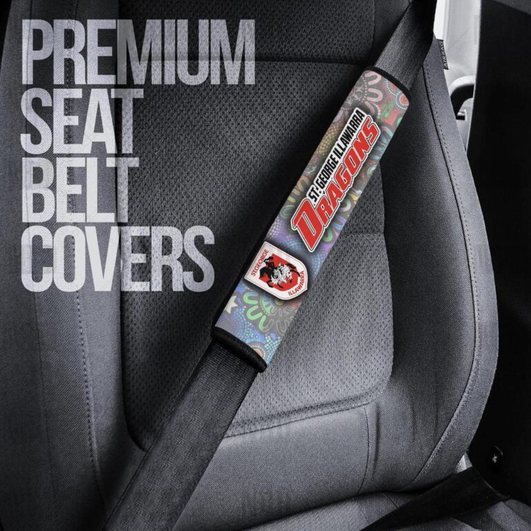 NRL St. George Illawarra Dragons | Seat Belt | Steering | Car Seat Covers