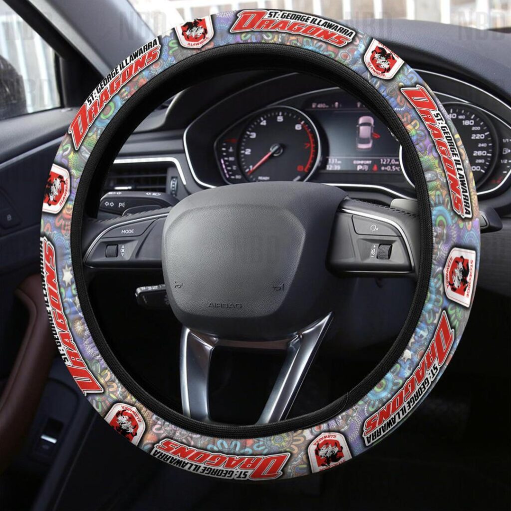 NRL St. George Illawarra Dragons | Seat Belt | Steering | Car Seat Covers