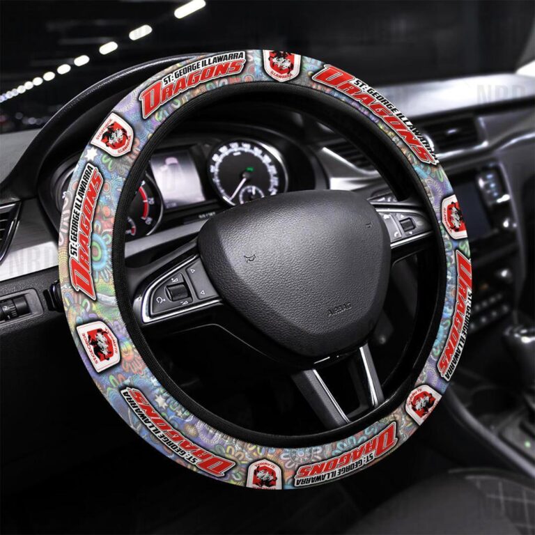 NRL St. George Illawarra Dragons | Seat Belt | Steering | Car Seat Covers