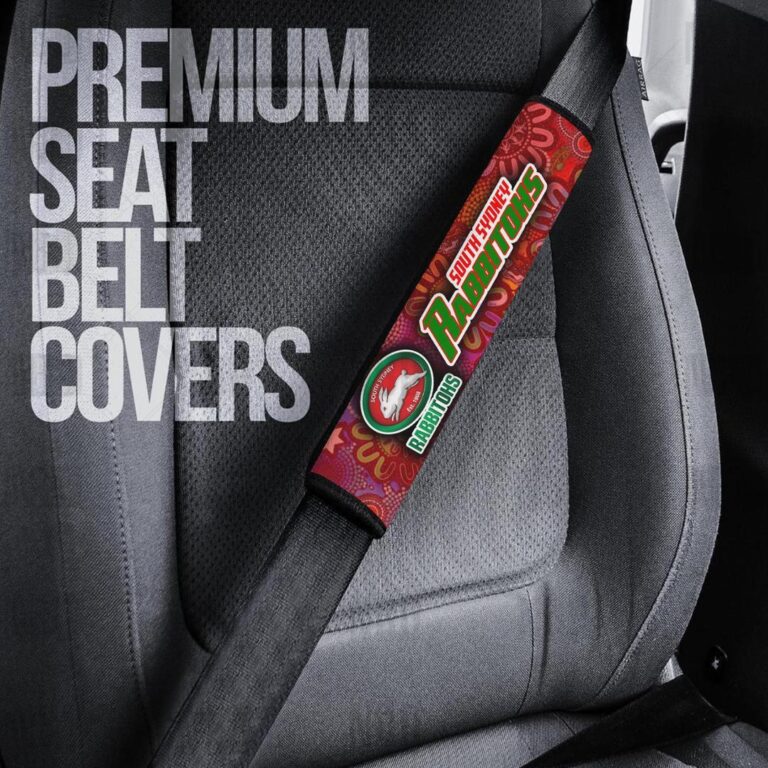 NRL South Sydney Rabbitohs | Seat Belt | Steering | Car Seat Covers