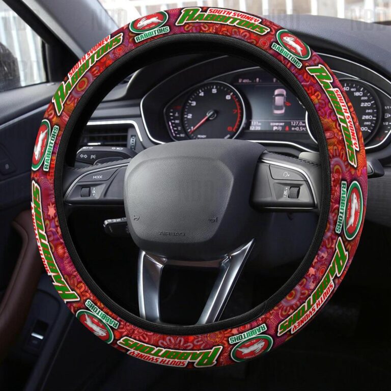 NRL South Sydney Rabbitohs | Seat Belt | Steering | Car Seat Covers
