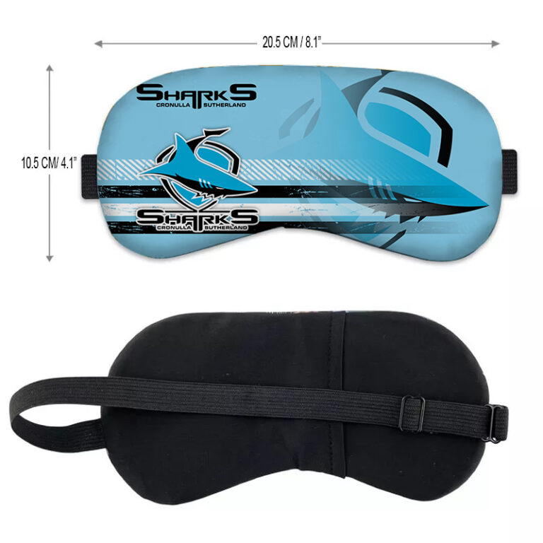 NRL Cronulla Sutherland Sharks Sleep Mask