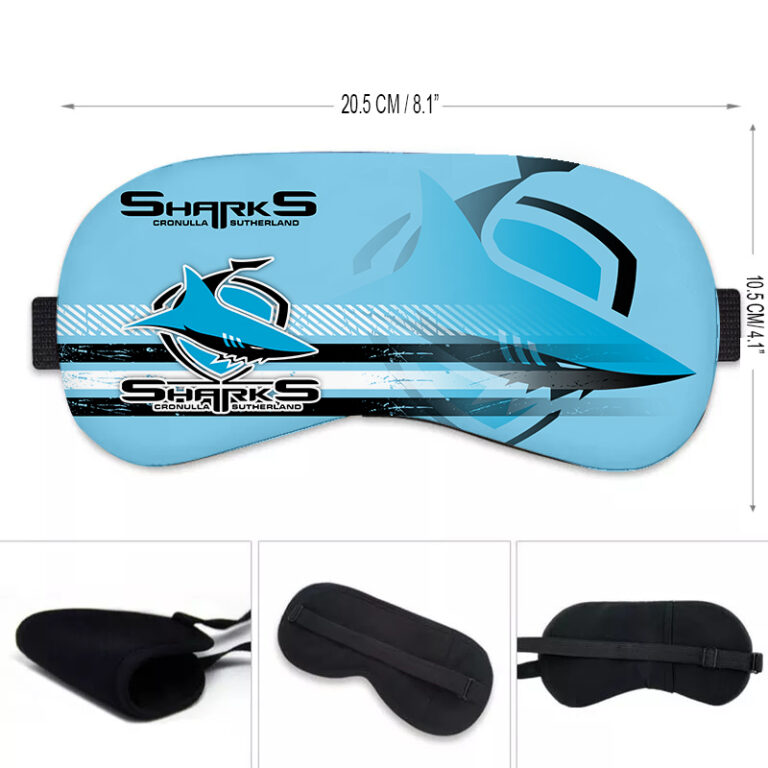 NRL Cronulla Sutherland Sharks Sleep Mask