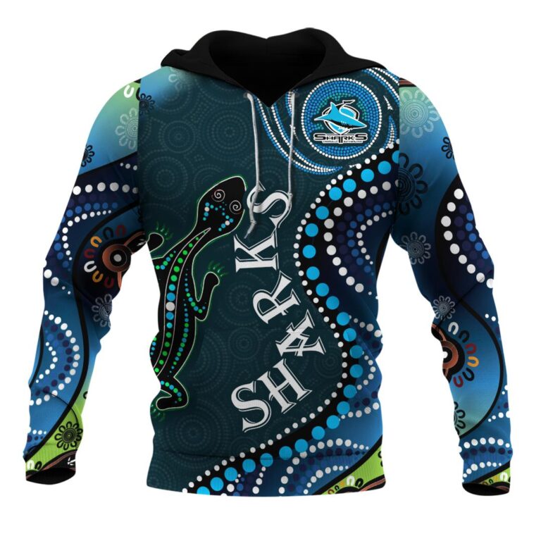 NRL Cronulla-Sutherland Sharks 3D Printing | Hoodie/Zip/T-Shirt/Long Sleeve