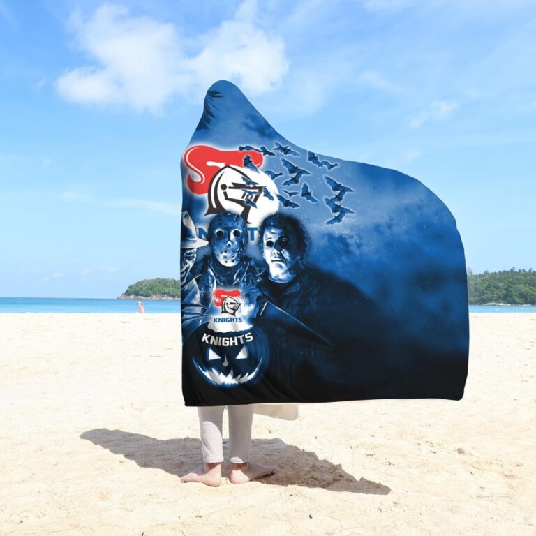 NRL Newcastle Knights Halloween Hooded Blanket