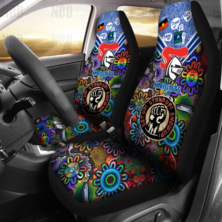 NRL Newcastle Knights | Seat Belt | Steering | Car Seat Covers