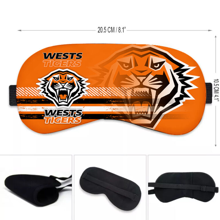 NRL Wests Tigers Sleep Mask