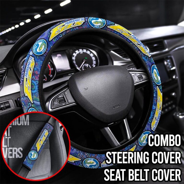 NRL Parramatta Eels | Seat Belt | Steering | Car Seat Covers