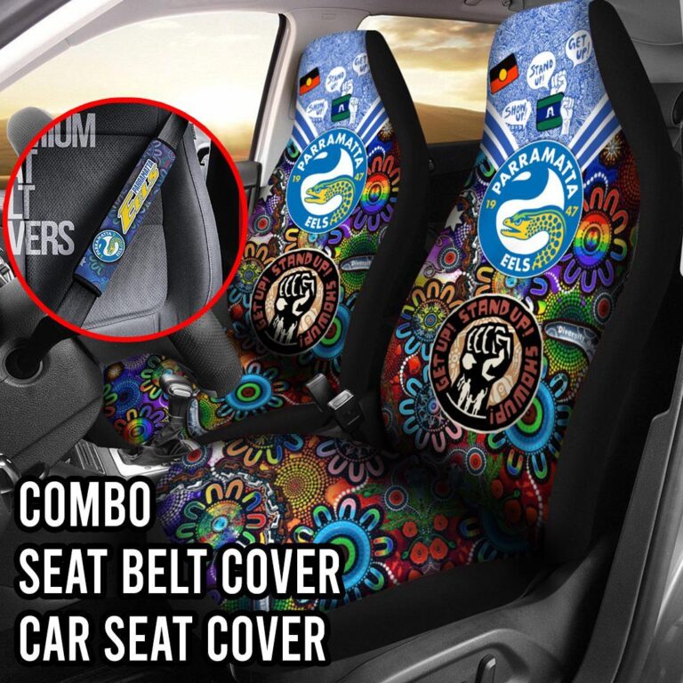 NRL Parramatta Eels | Seat Belt | Steering | Car Seat Covers