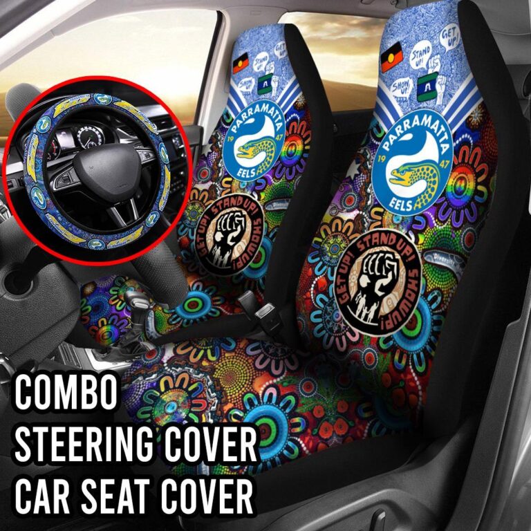 NRL Parramatta Eels | Seat Belt | Steering | Car Seat Covers