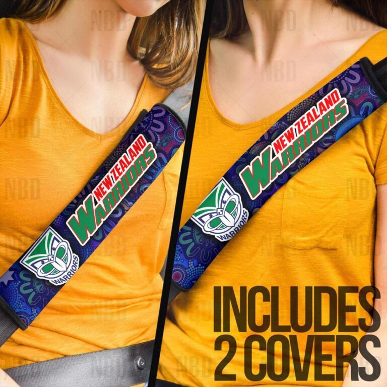 NRL New Zealand Warriors | Seat Belt | Steering | Car Seat Covers
