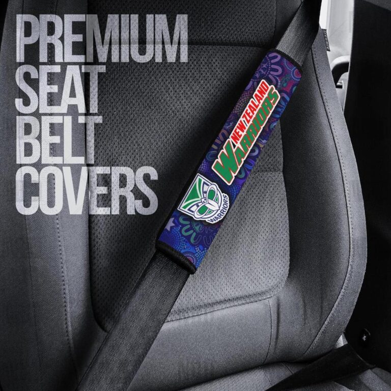 NRL New Zealand Warriors | Seat Belt | Steering | Car Seat Covers
