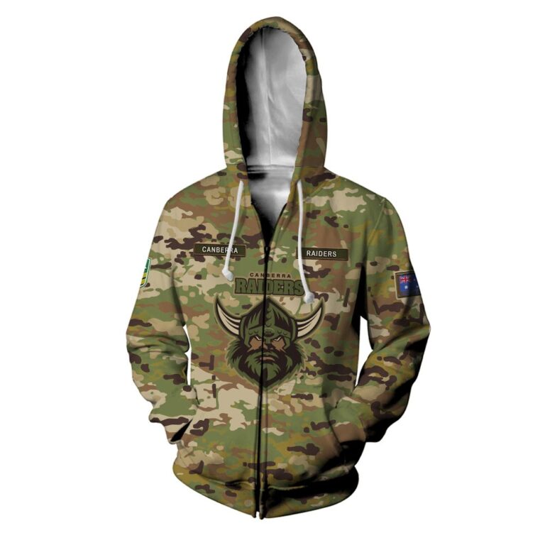 NRL-02-Canberra Raiders Hoodie/T-Shirt/Zipper/Sweatshirt