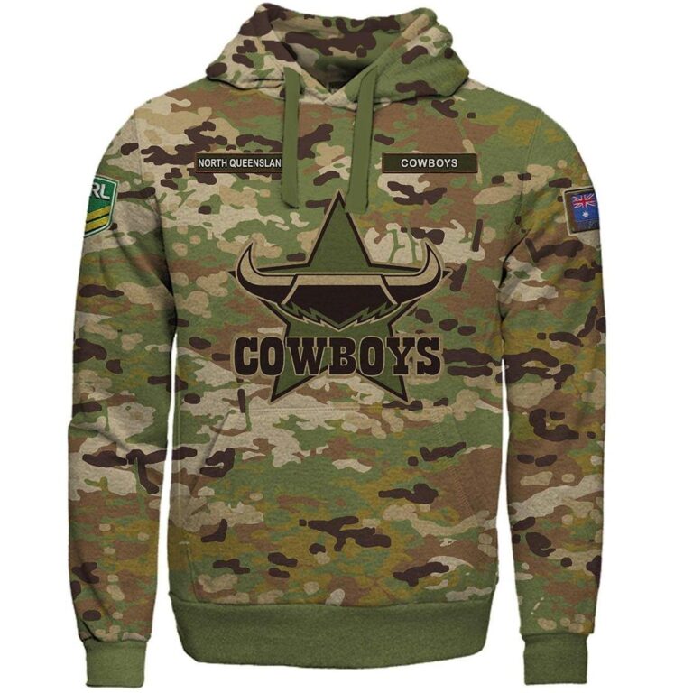NRL-10-North Queensland Cowboys Hoodie/T-Shirt/Zipper/Sweatshirt