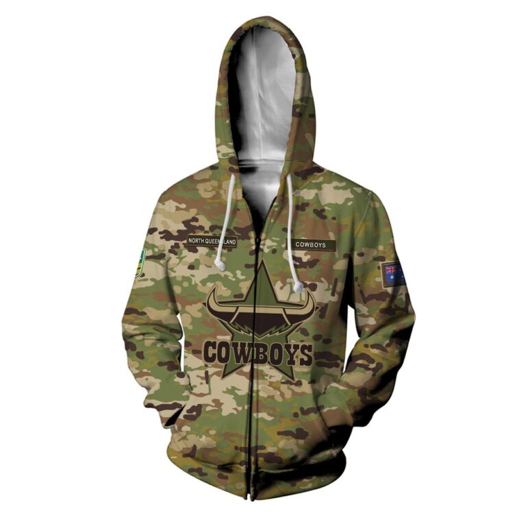 NRL-10-North Queensland Cowboys Hoodie/T-Shirt/Zipper/Sweatshirt