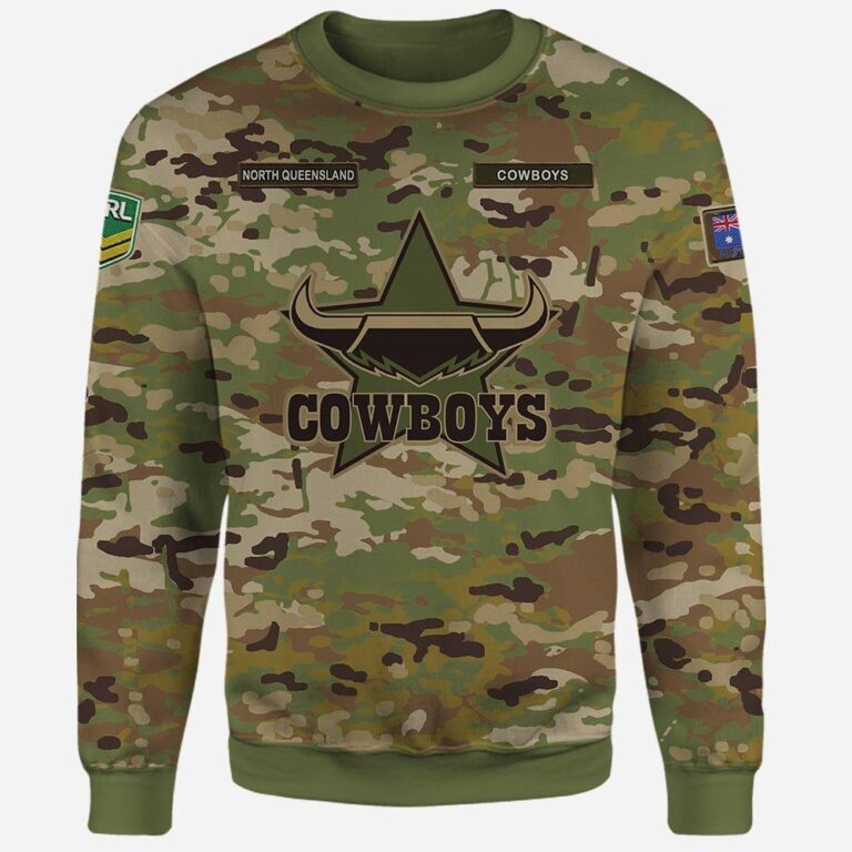 NRL-10-North Queensland Cowboys Hoodie/T-Shirt/Zipper/Sweatshirt