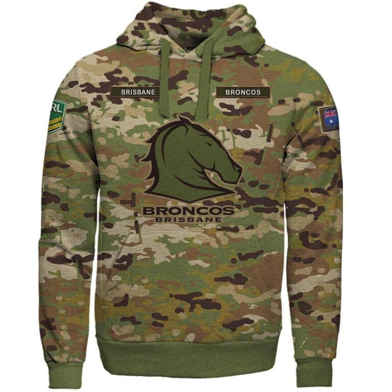 NRL-01-Brisbane Broncos Hoodie/T-Shirt/Zipper/Sweatshirt