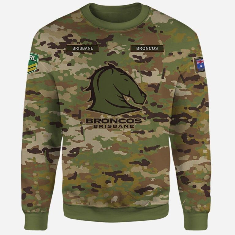 NRL-01-Brisbane Broncos Hoodie/T-Shirt/Zipper/Sweatshirt