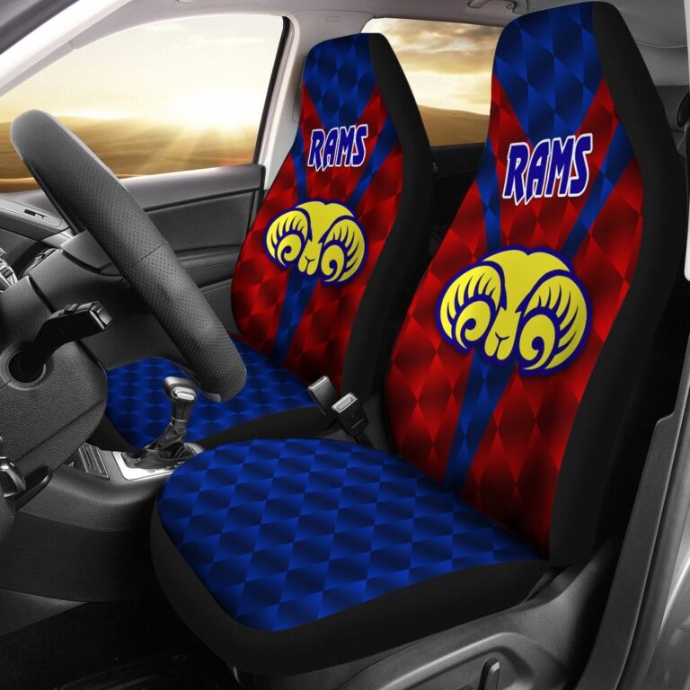 National Rugby League store - Loyal fans of Adelaide Rams's Set 2 Car Seat Cover:vintage National Rugby League suit,uniform,apparel,shirts,merch,hoodie,jackets,shorts,sweatshirt,outfits,clothes