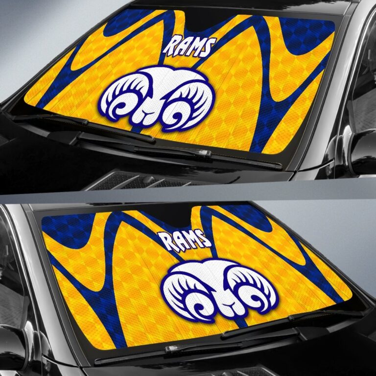 National Rugby League store - Loyal fans of Adelaide Rams's Auto Sun Shades:vintage National Rugby League suit,uniform,apparel,shirts,merch,hoodie,jackets,shorts,sweatshirt,outfits,clothes