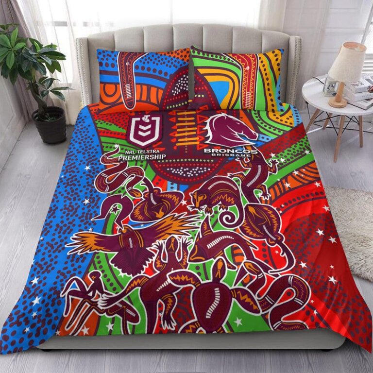 National Rugby League store - Loyal fans of Brisbane Broncos's Bedding Duvet Cover + 1/2 Pillow Cases:vintage National Rugby League suit,uniform,apparel,shirts,merch,hoodie,jackets,shorts,sweatshirt,outfits,clothes