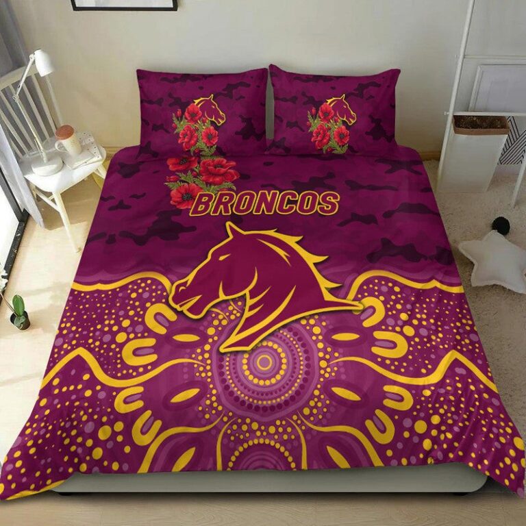 National Rugby League store - Loyal fans of Brisbane Broncos's Bedding Duvet Cover + 1/2 Pillow Cases:vintage National Rugby League suit,uniform,apparel,shirts,merch,hoodie,jackets,shorts,sweatshirt,outfits,clothes